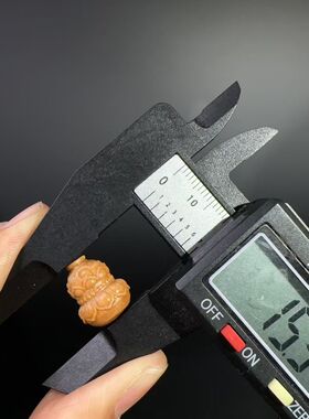 迷你版本并蒂莲葫芦上下通孔配件手工diy配饰挂件饰品新款文玩