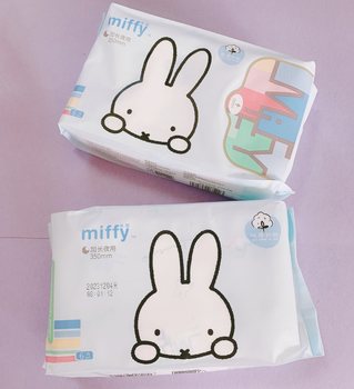 ຜະລິດຕະພັນໃໝ່ SOLOVE Miffy ຜ້າອະນາໄມເນື້ອຜ້າຝ້າຍບໍລິສຸດ, ລະບາຍອາກາດ, ປ້ອງກັນການຮົ່ວ, ຜ້າອະນາໄມທີ່ໃຊ້ໃນເວລາກາງຄືນ, ຊຸດລວມຟຣີ