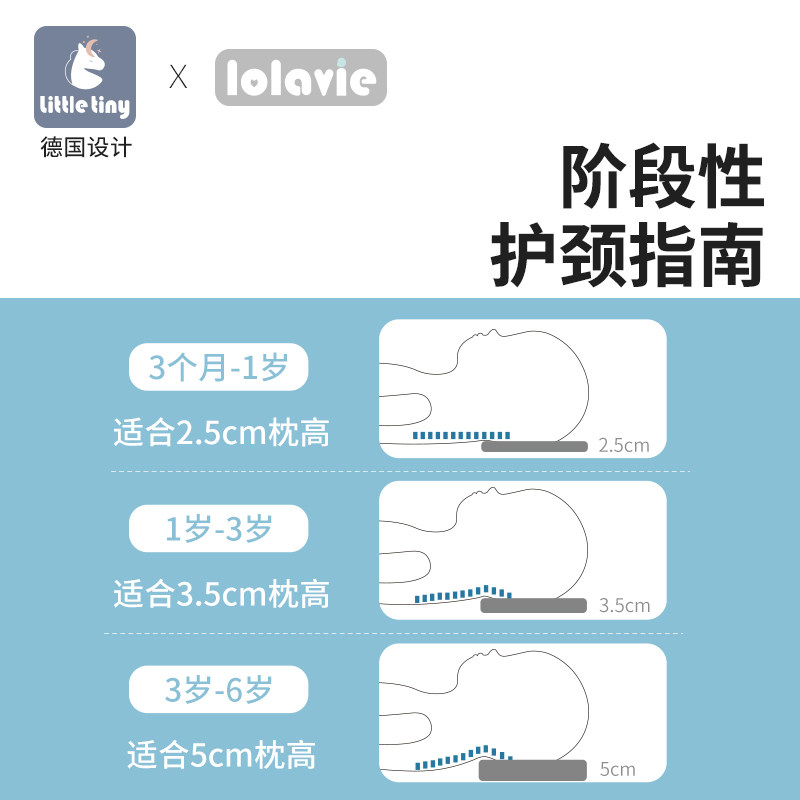littletiny婴儿四季硅胶0宝宝枕头 littletiny婴童枕头/枕芯