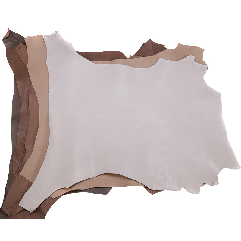 进口法羊sully alran山羊皮鹿皮纹植鞣革软皮diy手工皮具皮革面料 - 图3