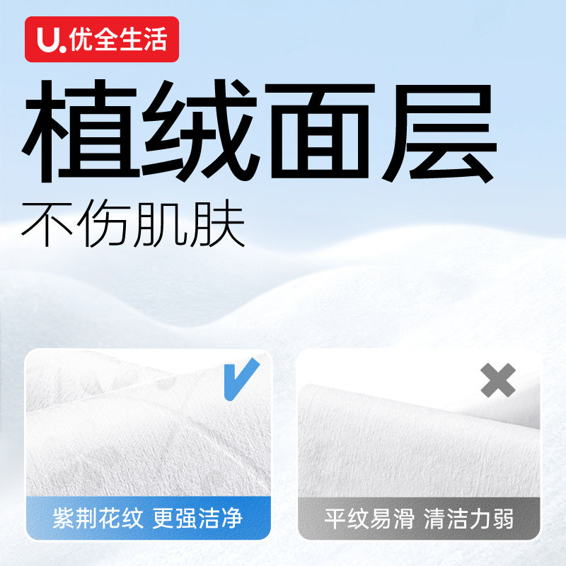 优全生活纯水湿厕纸80抽家庭实惠装婴儿擦屁股孕妇可用洁厕湿巾,淘宝优惠券,粉丝福利购,淘宝优惠卷