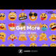 30 interesting 3D three-dimensional Emoji icons design png/blender format materials