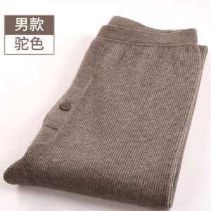 裤秋冬季宽松大码保暖修身打达布逊女士腰裤薄款高男&底线纯羊毛