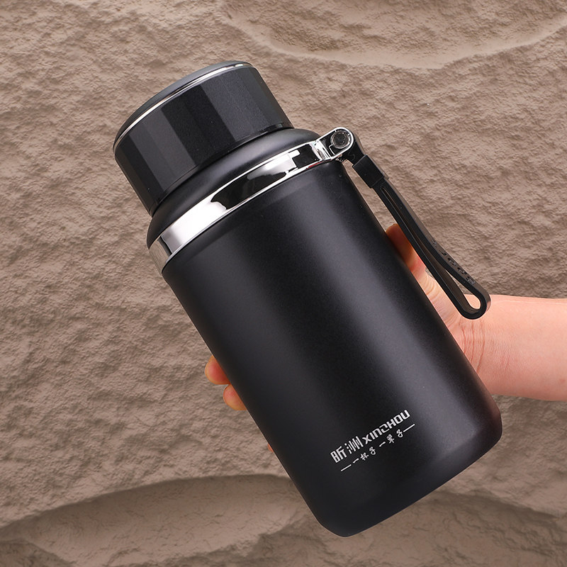 不锈钢保温杯男款大容量户外便携水壶高端商务焖泡茶杯子定制刻字,淘宝优惠券,粉丝福利购,淘宝优惠卷