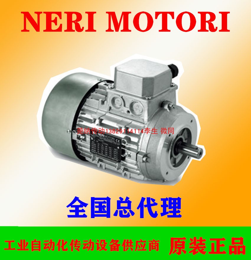 NERIMOTORI电机T63B4T71T80 T90S4 T90L4 T100LA4T112M4 T132马达-图0