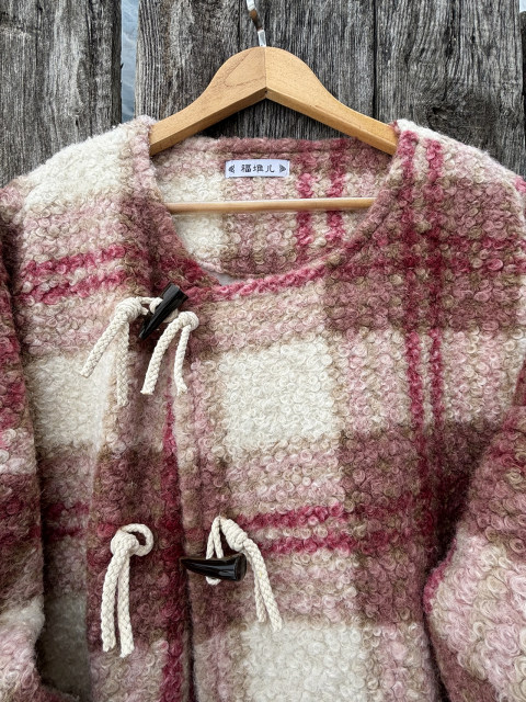 Fuduer tweed mid-length coat