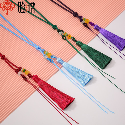 手把绳流苏穗子葫芦配件手工DIY车挂吊坠香囊香牌文玩挂绳吊穗 - 图1