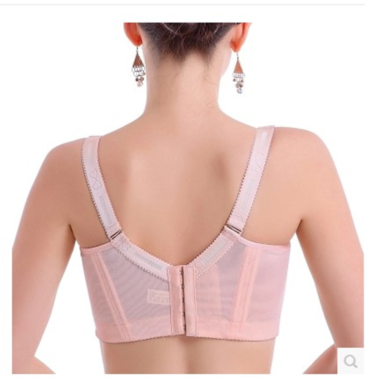 超大特大码文胸加肥加大200斤薄杯大胸胖mm显小内衣抹胸DEF大罩杯 - 图2