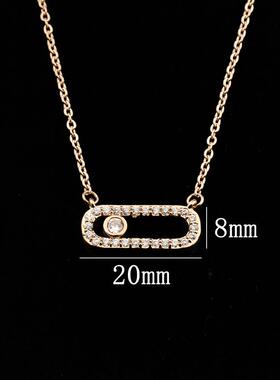 Arab Style Crystal Bead Pendant Necklace For Women Dainty We