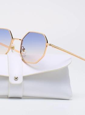 Polygon Metal Sunglasses Vintage Frame For Women Sunglasses
