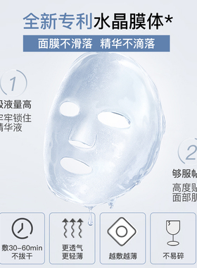 伊肤泉水晶舒润果冻面膜拍1发4！