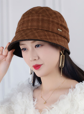 秋冬保暖防风妈妈渔夫帽