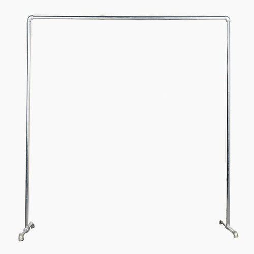 服装架展示架地摊落地阳台晾晒被货架挂衣服架子单杆架水管晾衣架 - 图3