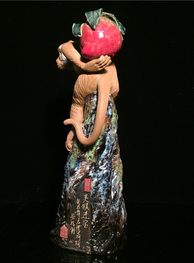 工艺石湾公仔生肖家居客厅摆件