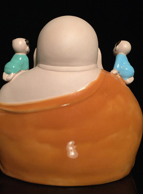 弥勒佛陶瓷客厅摆件石湾公仔