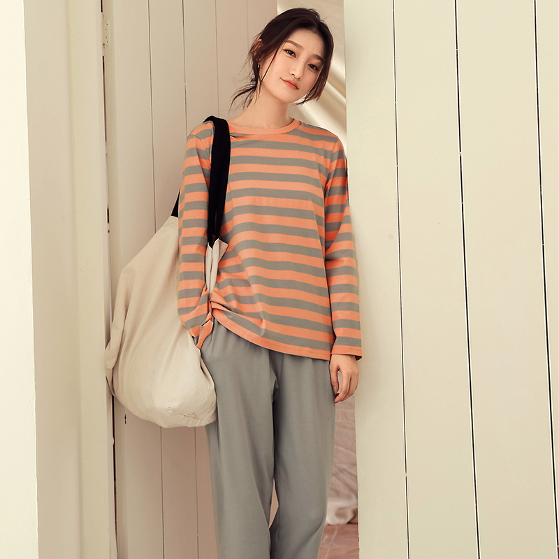 康妮雅【轻柔型】春秋季情侣新款睡衣 康妮雅睡衣/家居服套装