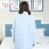 Áo ngủ mùa thu và mùa đông của Conlia / Connie dài tay dài đan dày áo choàng bông - Night Robe đồ ngủ nam Night Robe