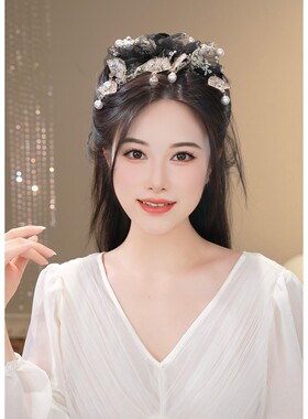 新中式手工鲨鱼夹2026新款发饰
