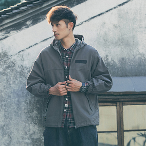 chic港风宽松薄款外套