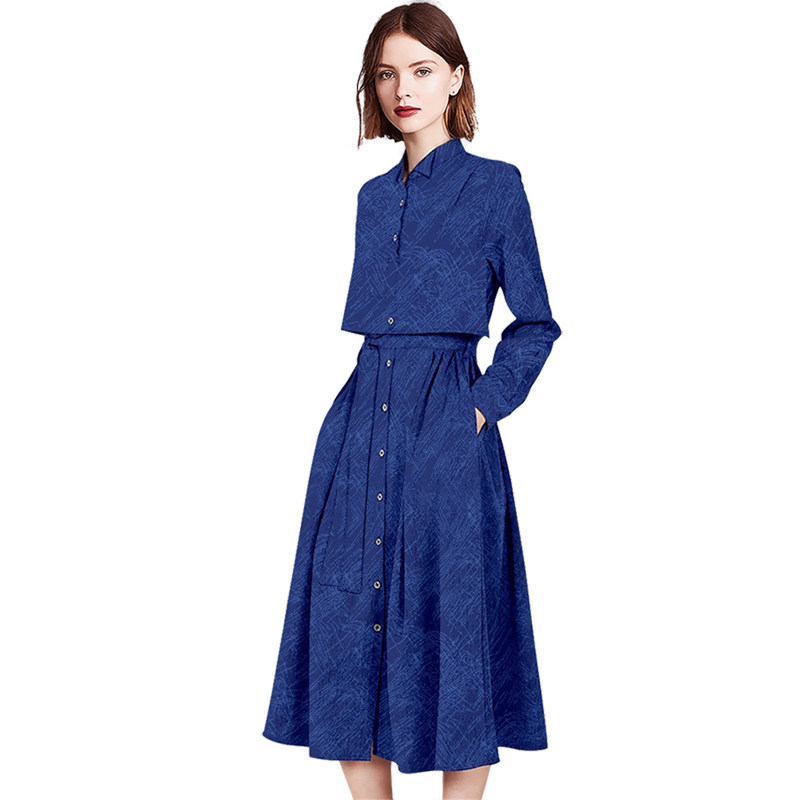 法式御姐轻熟风连衣裙中长款时尚印花裙2025秋冬新款收腰A字裙子,淘宝优惠券,粉丝福利购,淘宝优惠卷