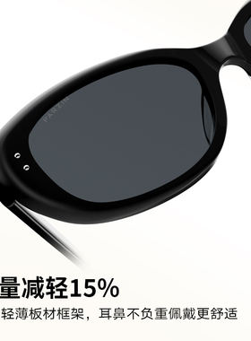 帕森蝶形窄框墨镜女款