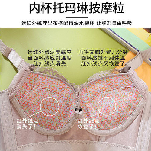 加厚聚拢小胸内衣女调整型收副乳防外扩胸罩上托防下垂定型文胸 - 图1