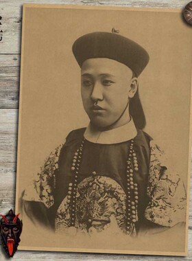 海报复古文艺风牛皮纸壁画