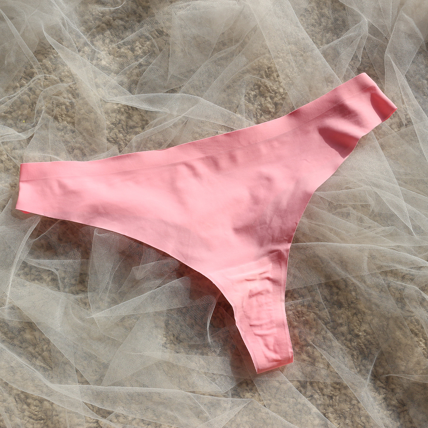 T1410｜外贸欧美柔软大弹力无痕不包边中低腰丁字裤女内裤t裤,淘宝优惠券,粉丝福利购,淘宝优惠卷