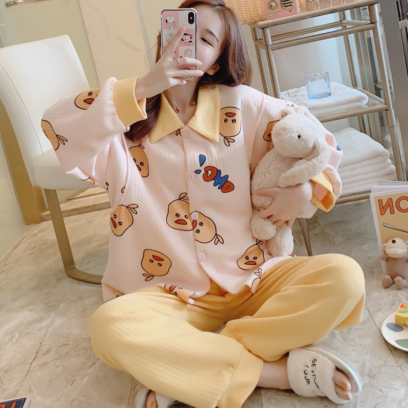 可喂奶空气棉月子服秋冬季产后睡衣 维雨服饰哺乳衣/月子服