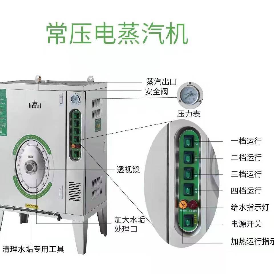 36kw电加热蒸汽发生器凉皮加工酿酒煮豆浆蒸馒头河粉燃气科道商用-图0