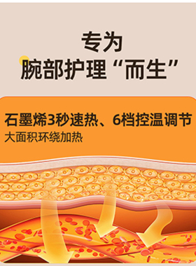 电加热护腕红光按摩手腕热敷神器腱鞘鼠标手保暖护套发热