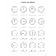 Second-grade primary school mathematics special exercises for understanding clocks and time, People's Education Press version without answers, electronic version of the first and second volumes