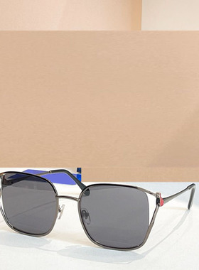 金属方形遮阳太阳镜男女款显脸小