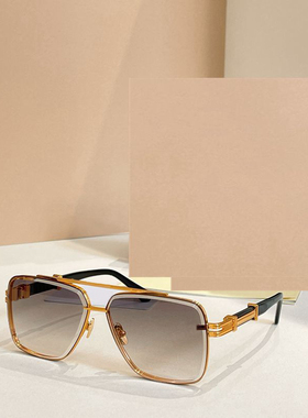 金属方形遮阳太阳镜男女款显脸小