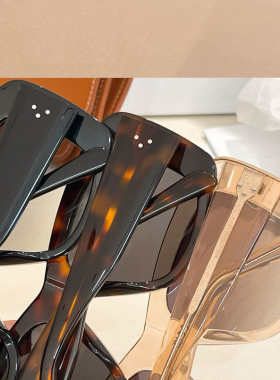 方形遮阳太阳镜男女显瘦防紫外线