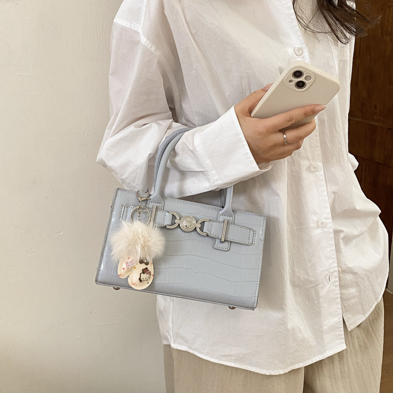 韩系超火鳄鱼纹手提包包女2026新款轻奢小众高级感精致小巧斜挎包,淘宝优惠券,粉丝福利购,淘宝优惠卷