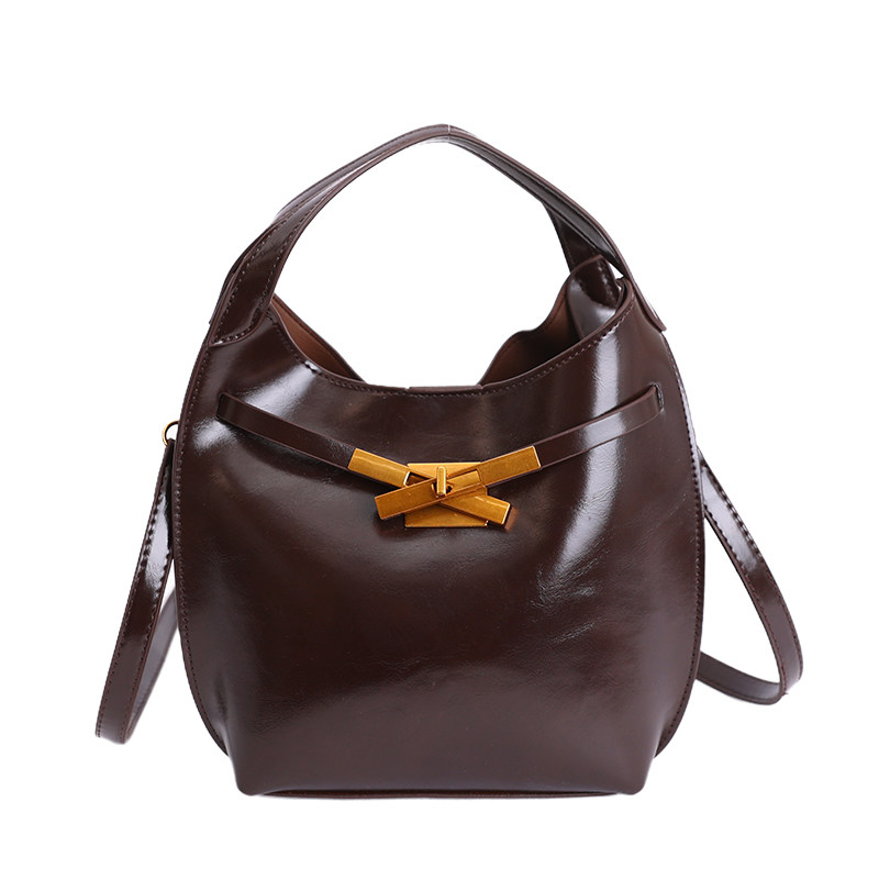 韩系复古小众高级感磨砂小水桶包包女2025新款百搭手提单肩斜挎包,淘宝优惠券,粉丝福利购,淘宝优惠卷