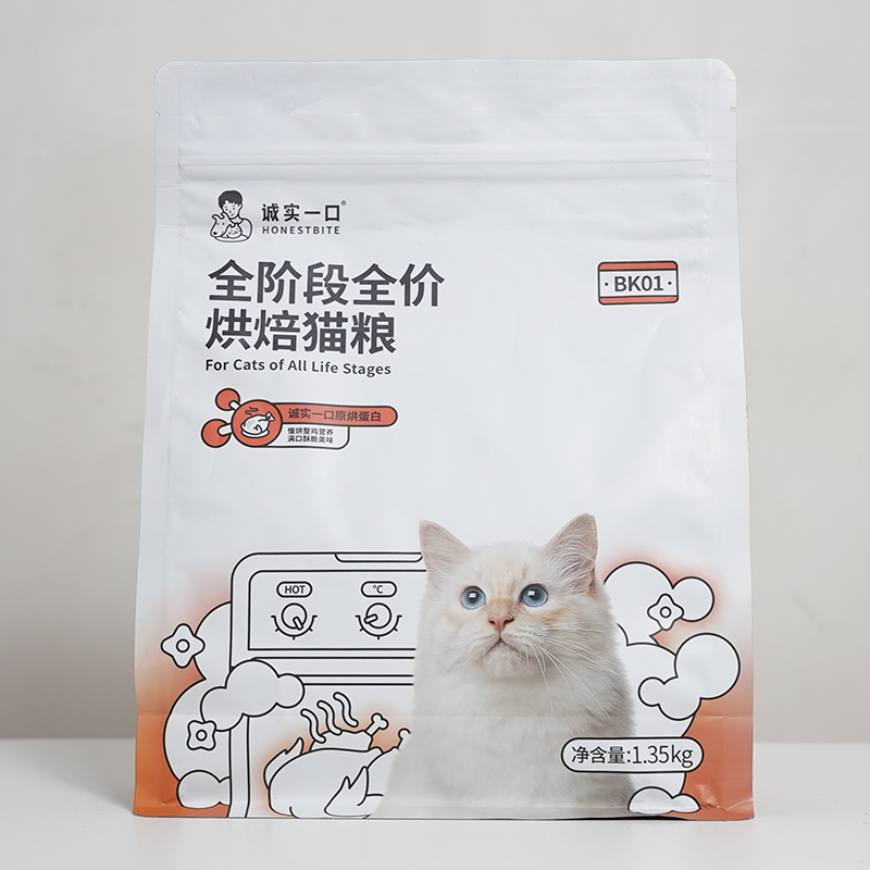 诚实一口猫粮P40高蛋白全期全价P32成猫粮BK01烘焙猫粮增肥1.5KG - 图3