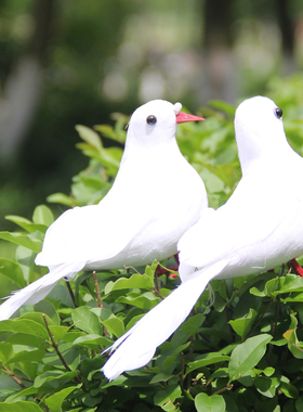 厂家直销婚庆商场羽毛展翅和平鸽
