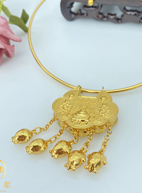 银笙歌古风足银儿童周岁礼