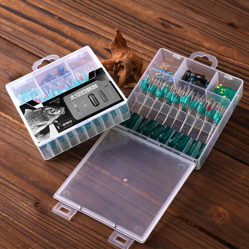 太空豆套装10组全套组合优质硅胶铅皮漂座特级钓鱼pe主线组小配件 - 图3