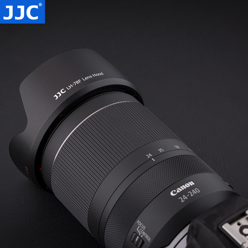 JJC R62 R8适用佳能EW-78F遮光罩 RF 24-240mm IS USM全画幅微单相机R50 R100 R5 R6镜头RF 24-240配件 72mm - 图2