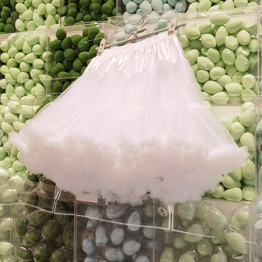 Cloud support daily Lolita 45CM boneless soft gauze violent fluffy short marshmallow children's skirt support lolita