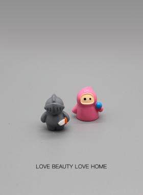 好无聊！摆几只小士兵怪兽陪你上班治愈系情绪稳定桌面装饰品解压