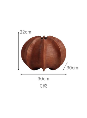 个性现代简约创意陶瓷几何花瓶样板间酒店客厅桌面干插花器摆件
