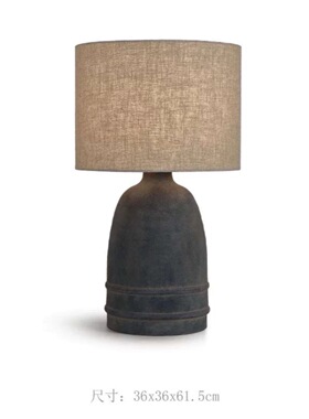 美式复古台灯样板间软装客厅卧室床头装饰品摆件民宿酒店灯具