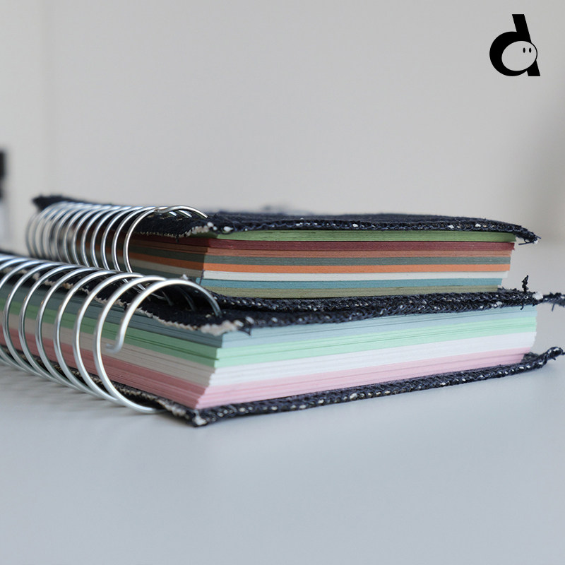 duye度也 maison promenade手帐线圈本蓝色牛仔系列A6A7复古内页,淘宝优惠券,粉丝福利购,淘宝优惠卷