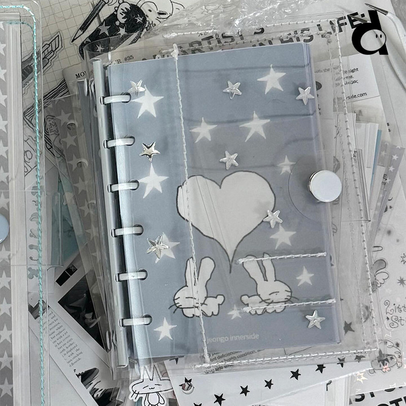duye度也 韩国Jeongo innerside活页本A7透明壳内页封面DIY手帐,淘宝优惠券,粉丝福利购,淘宝优惠卷