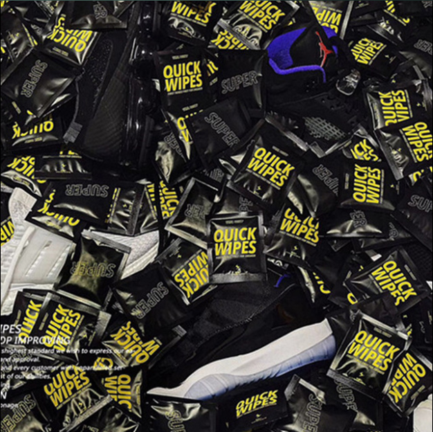 速啪super擦鞋 aj球鞋清洁网红湿巾 沐心茗美妆屋湿巾