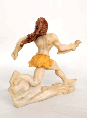 女娲补天后裔射日夸父摆件模型